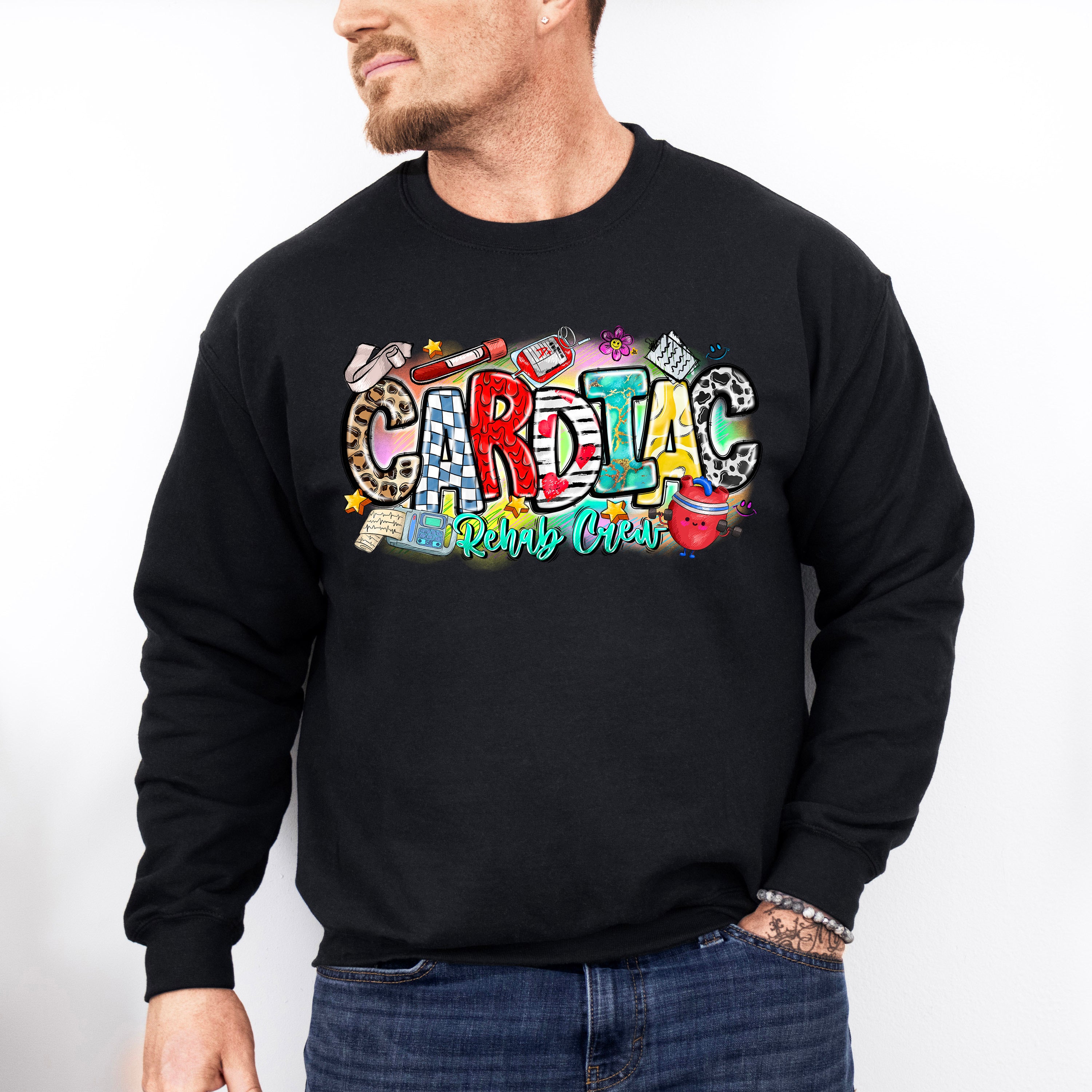 Cardiac Rehab Crew - Cardiac Nurse Unisex Crewneck T-Shirt Sweatshirt Hoodie