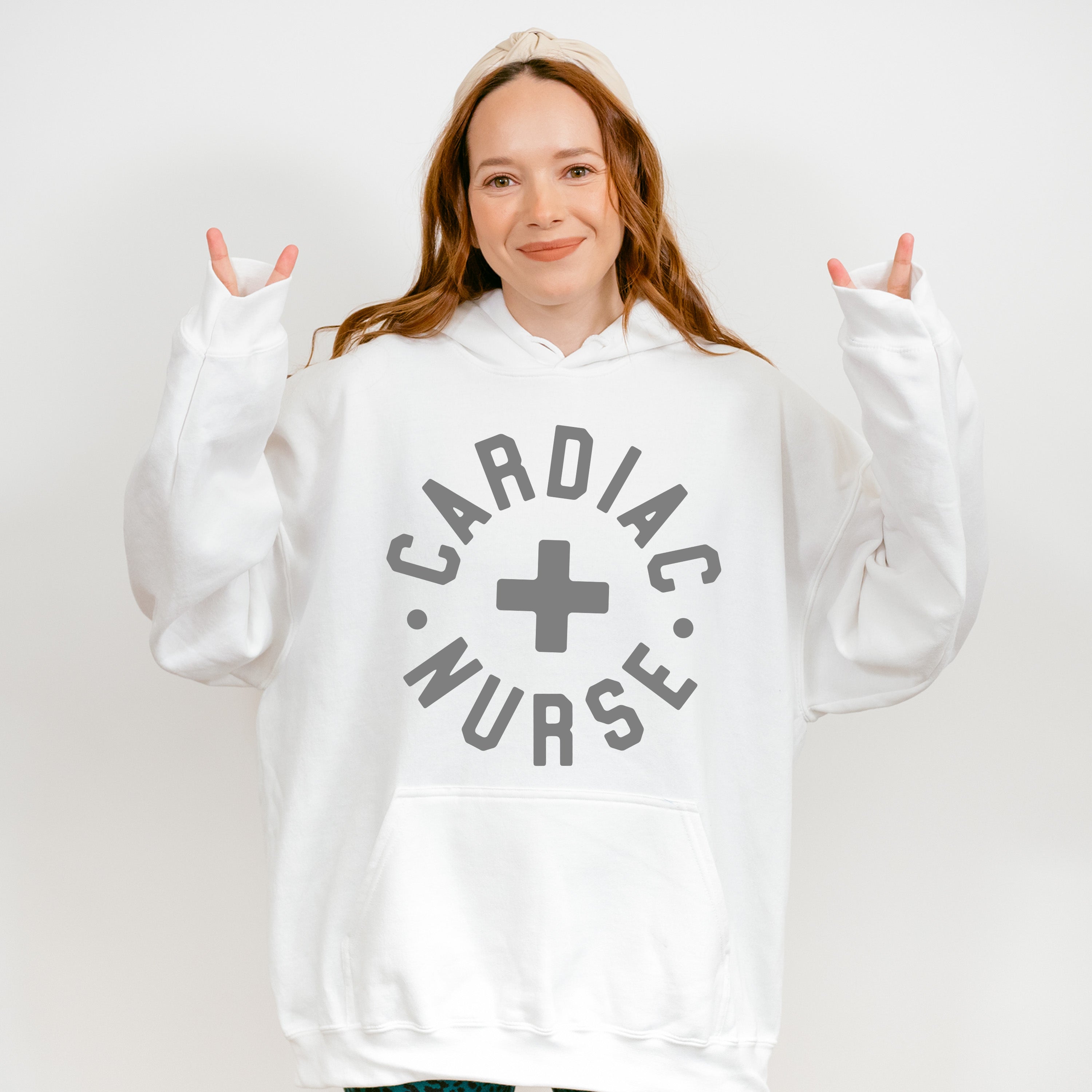 Cardiac Nurse Cross Design - Cardiac Nurse Unisex Crewneck T-Shirt Sweatshirt Hoodie