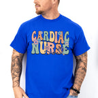 Cardiac Nurse Flowers Design - Cardiac Nurse Unisex Crewneck T-Shirt Sweatshirt Hoodie