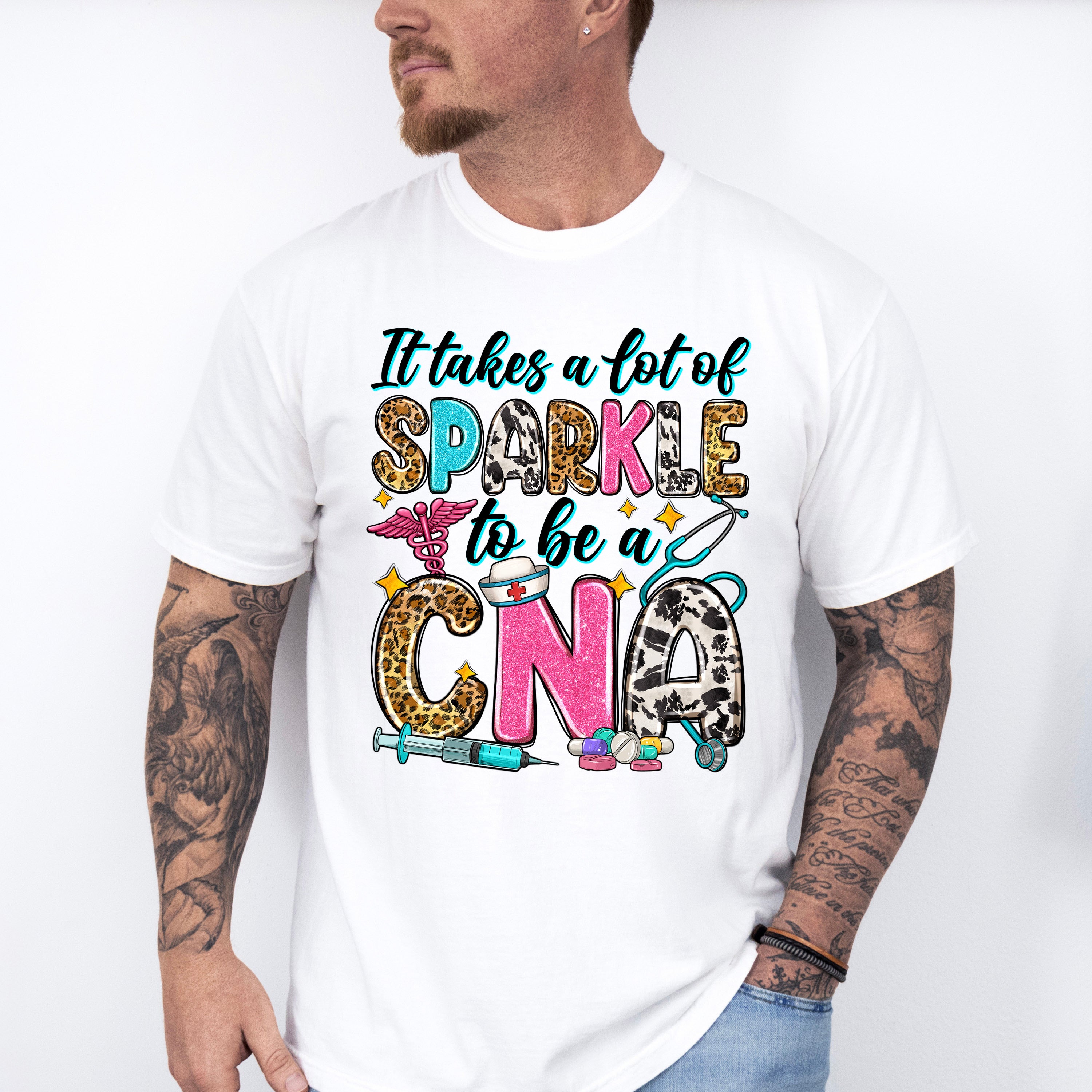 It Takes A Lot Of Sparkles - CNA Unisex Crewneck T-Shirt Sweatshirt Hoodie