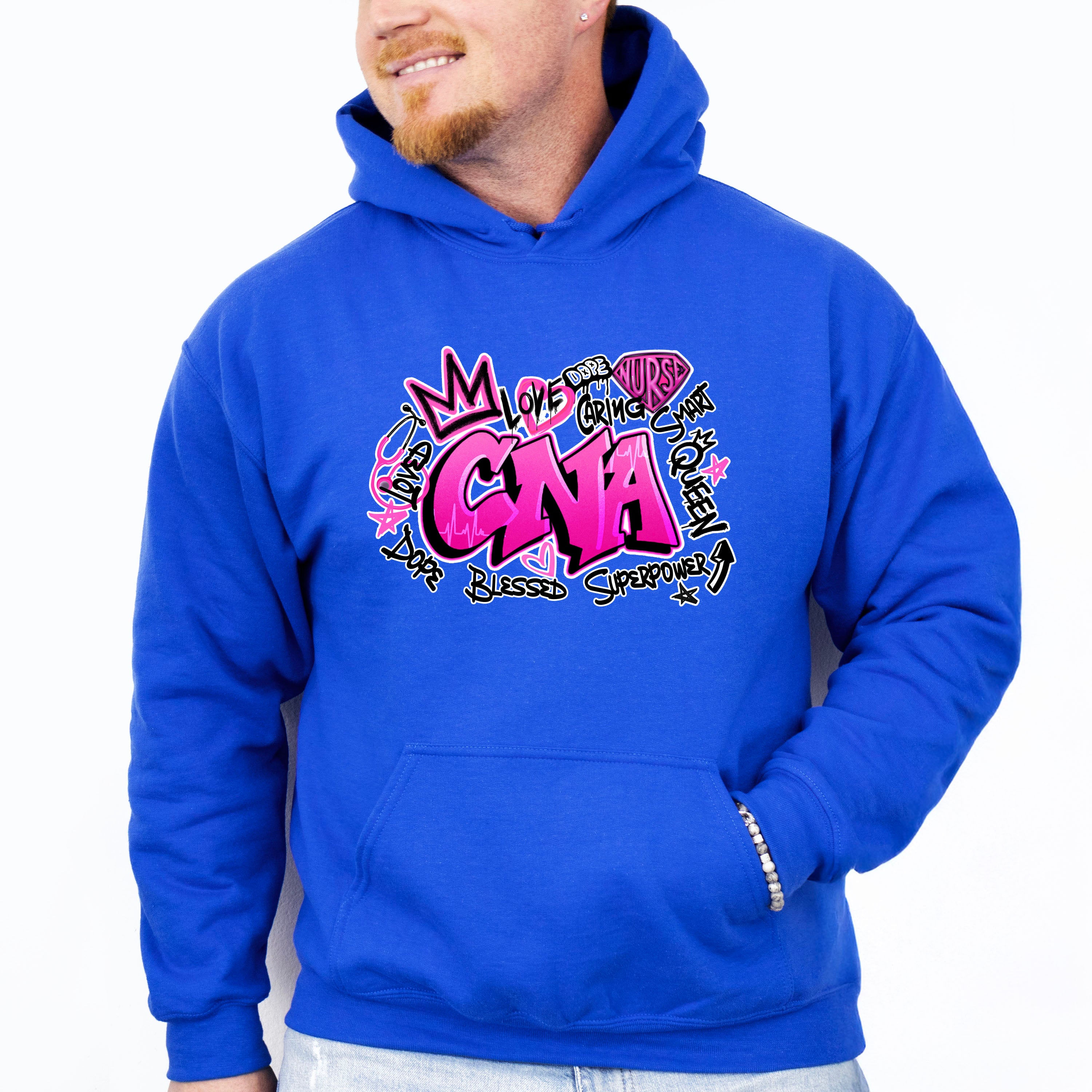 CNA Graffiti Design - CNA Unisex Crewneck T-Shirt Sweatshirt Hoodie