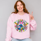 Chilling With My Peeps Stitch - Easter Day Unisex Crewneck T-Shirt Sweatshirt Hoodie