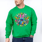 Chilling With My Peeps Stitch - Easter Day Unisex Crewneck T-Shirt Sweatshirt Hoodie