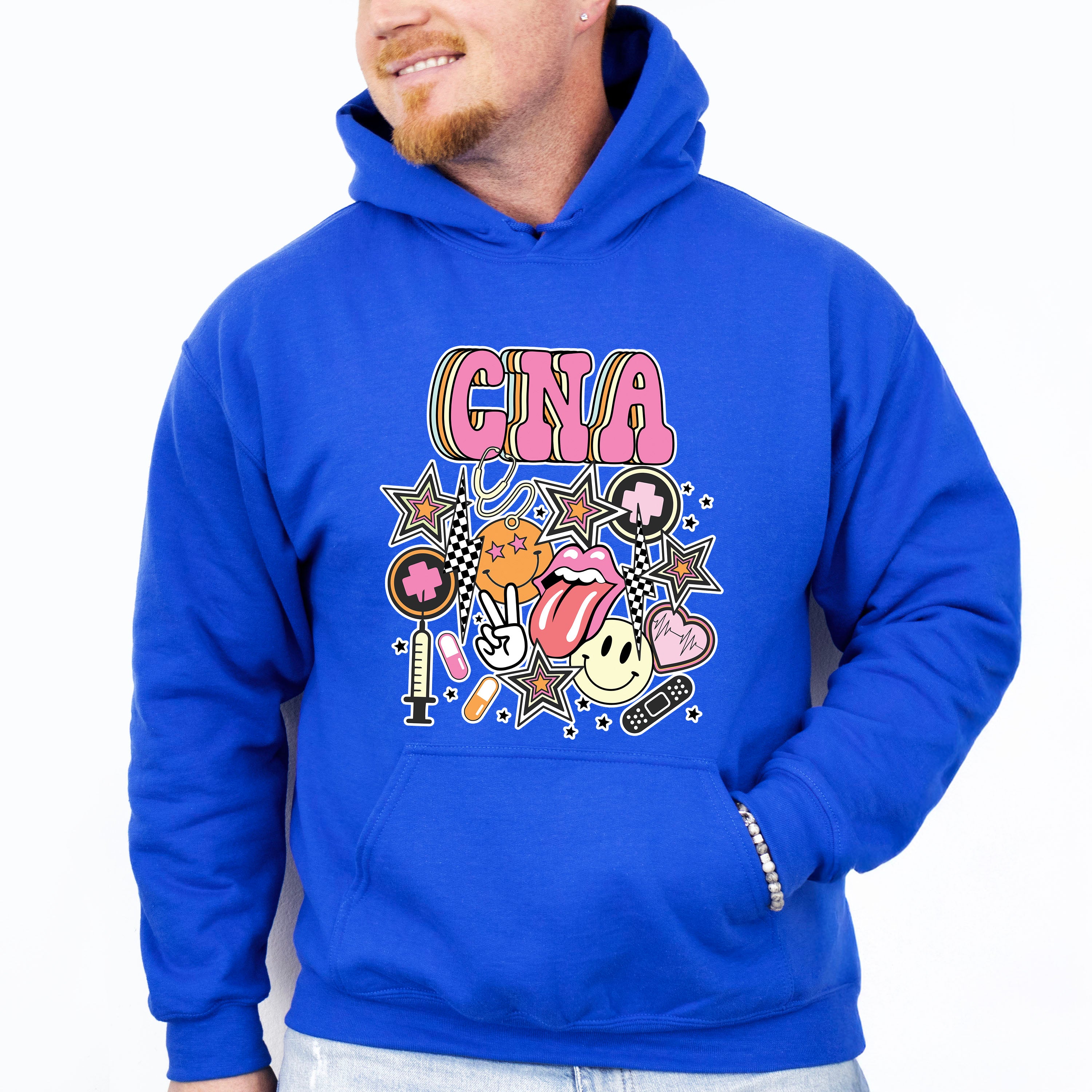 CNA Doodles Design - CNA Unisex Crewneck T-Shirt Sweatshirt Hoodie