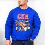 CNA Doodles Design - CNA Unisex Crewneck T-Shirt Sweatshirt Hoodie