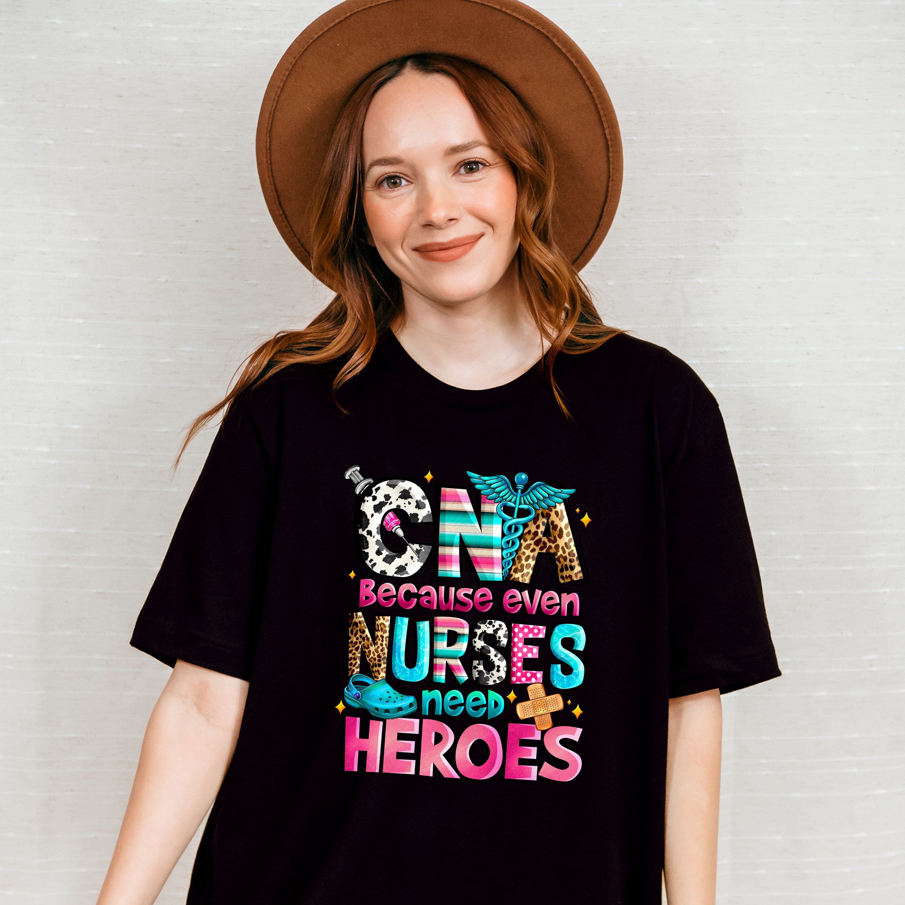 CNA Because Even Nurses Need Heroes - CNA Unisex Crewneck T-Shirt Sweatshirt Hoodie