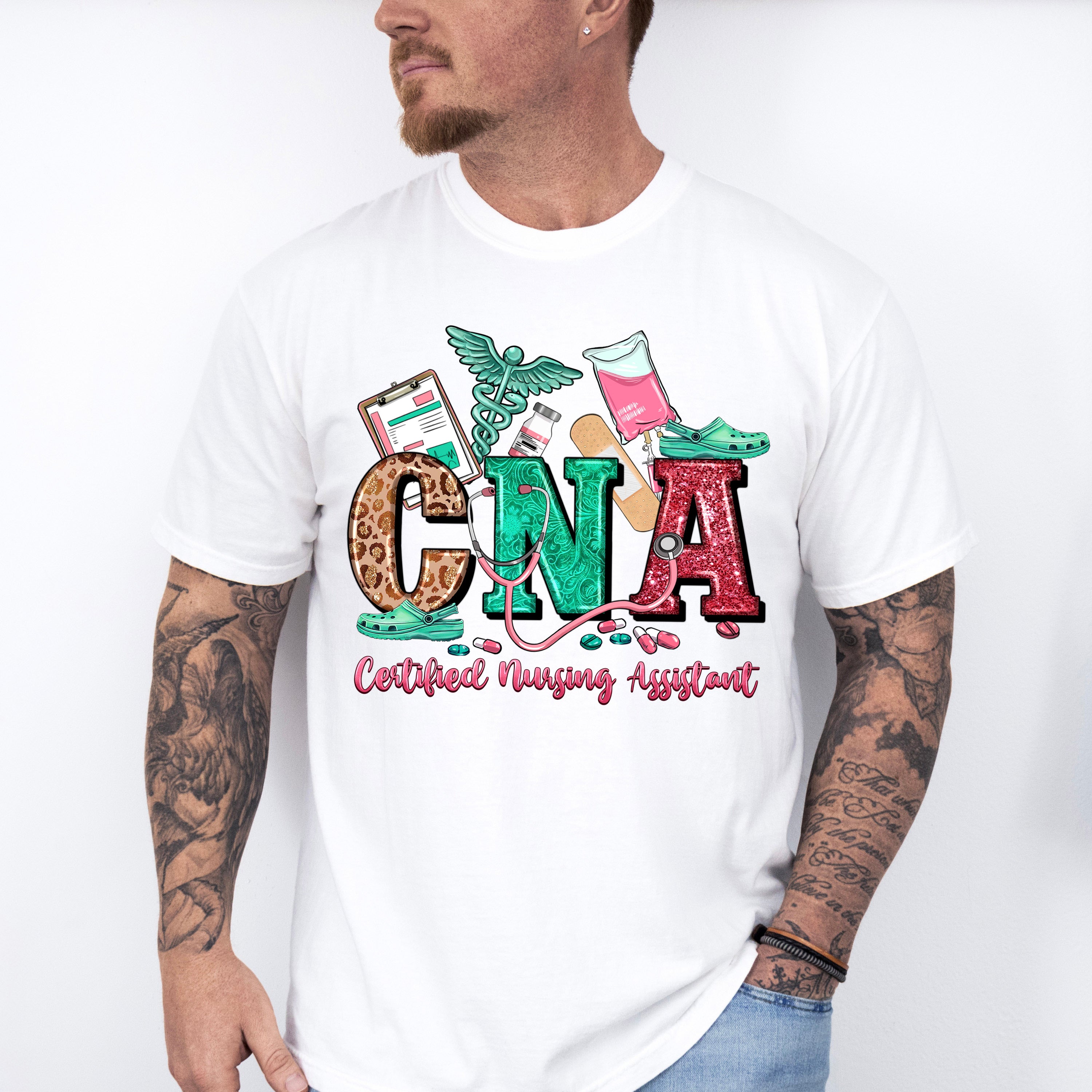CNA Certified Nursing Assistant - CNA Unisex Crewneck T-Shirt Sweatshirt Hoodie