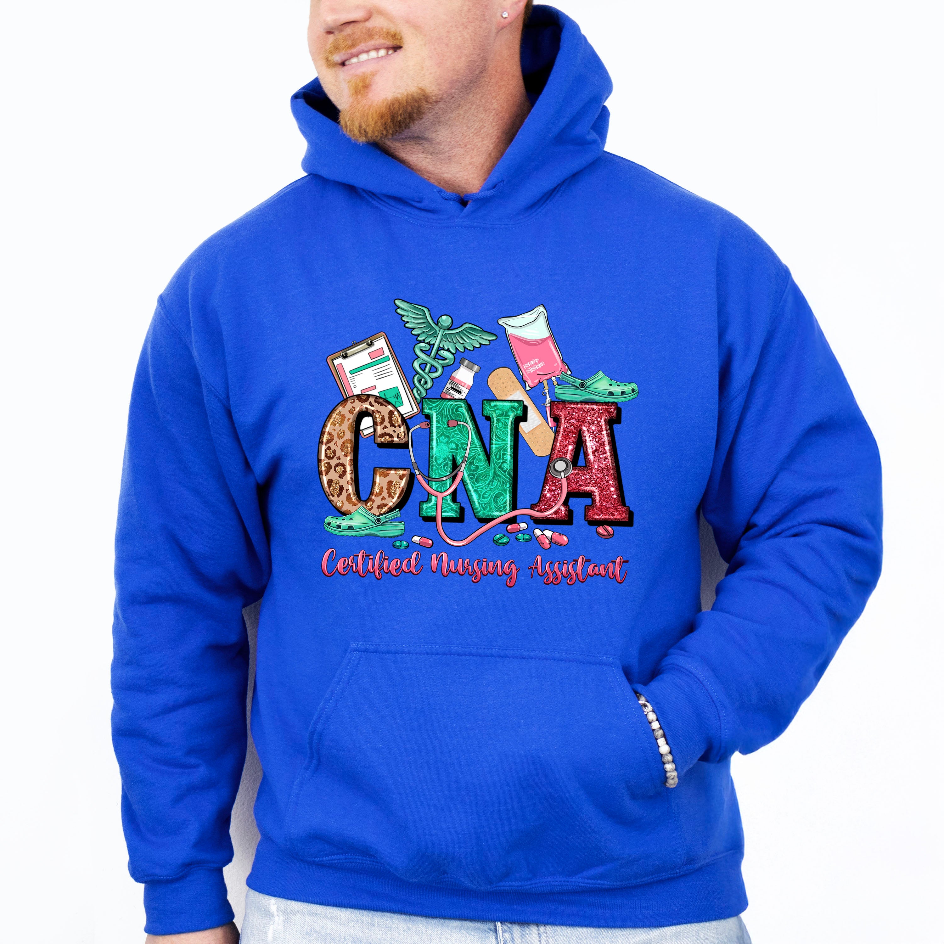 CNA Certified Nursing Assistant - CNA Unisex Crewneck T-Shirt Sweatshirt Hoodie
