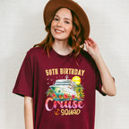 50th Birthday Cruise Squad - Vacation Unisex Crewneck T-Shirt Sweatshirt Hoodie