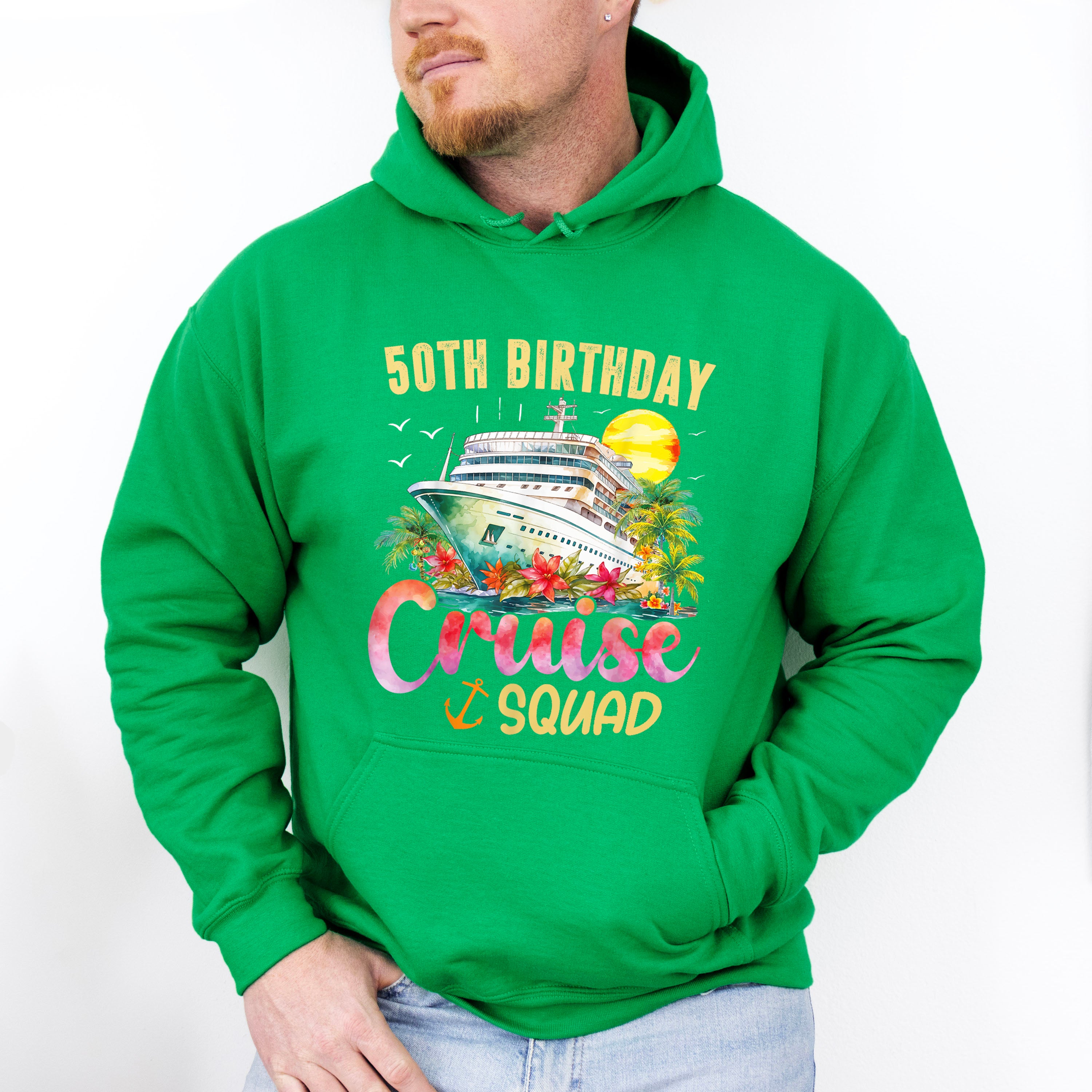 50th Birthday Cruise Squad - Vacation Unisex Crewneck T-Shirt Sweatshirt Hoodie