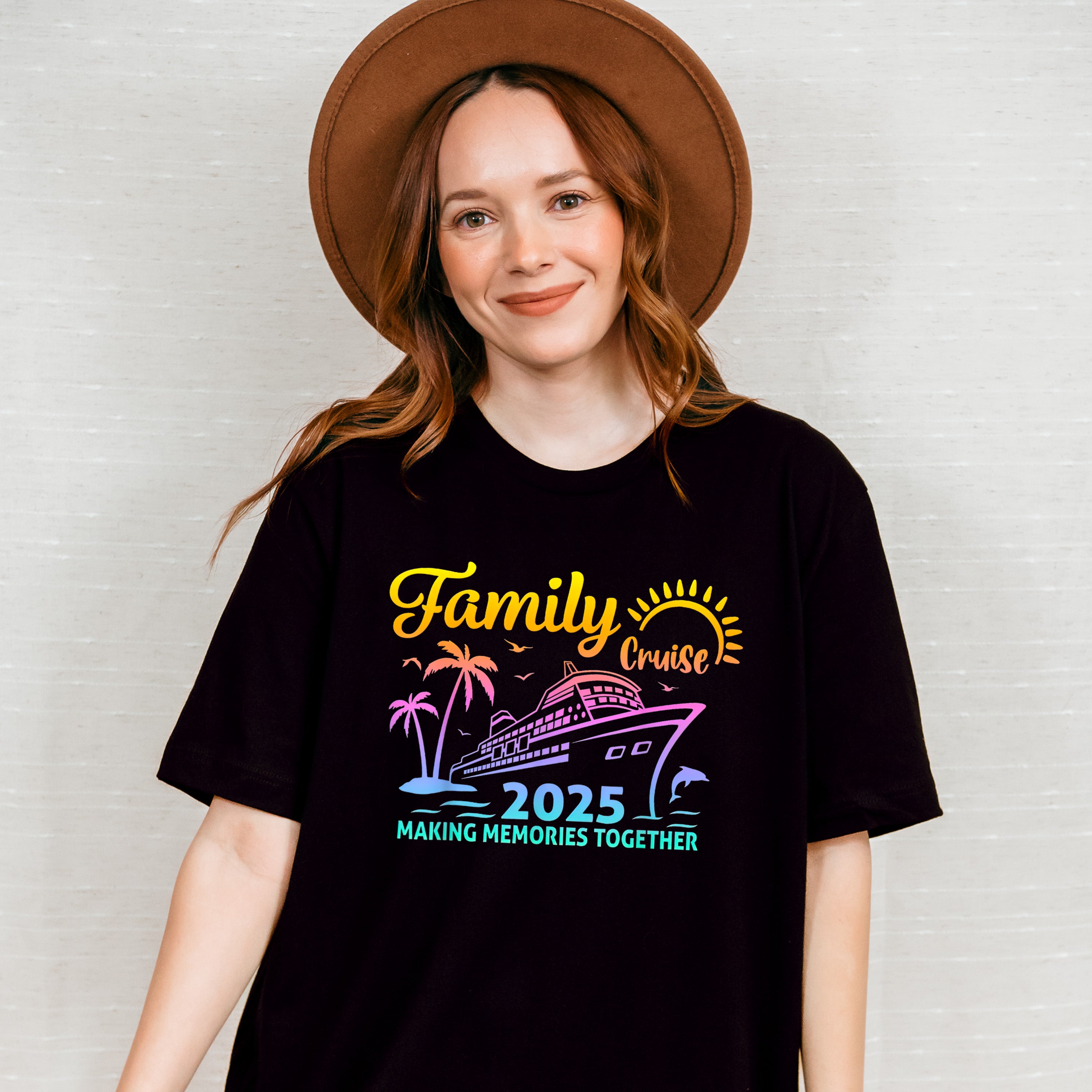 Family Cruise 2025 Making Memories - Vacation Unisex Crewneck T-Shirt Sweatshirt Hoodie