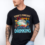 Today's Forecast Cruising With A Chance Of Drinking - Vacation Unisex Crewneck T-Shirt Sweatshirt Hoodie