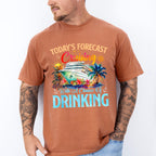 Today's Forecast Cruising With A Chance Of Drinking - Vacation Unisex Crewneck T-Shirt Sweatshirt Hoodie