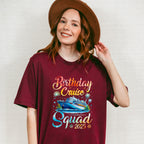 Birthday Cruise Squad 2025 - Vacation Unisex Crewneck T-Shirt Sweatshirt Hoodie