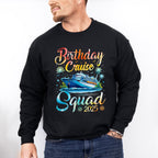 Birthday Cruise Squad 2025 - Vacation Unisex Crewneck T-Shirt Sweatshirt Hoodie