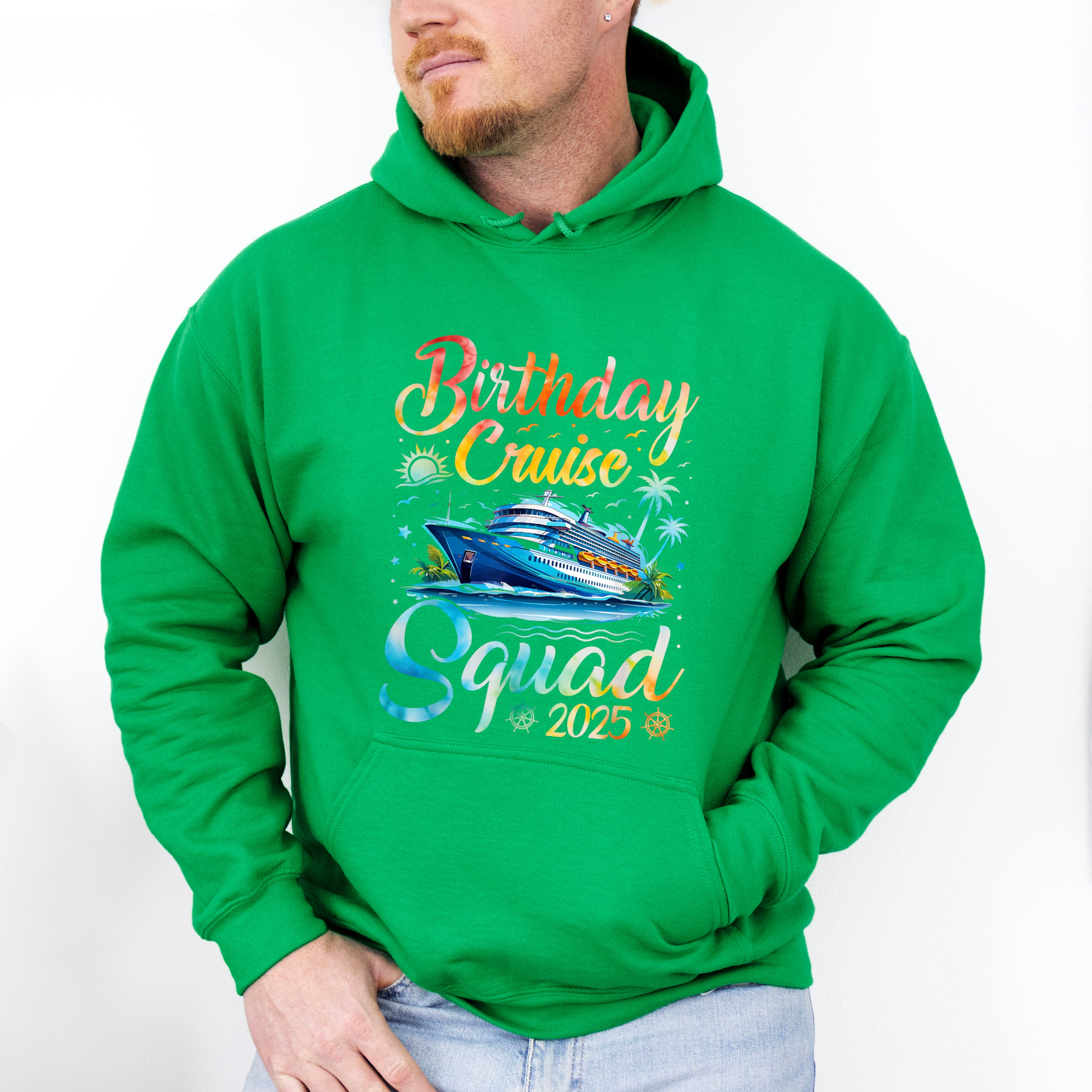 Birthday Cruise Squad 2025 - Vacation Unisex Crewneck T-Shirt Sweatshirt Hoodie