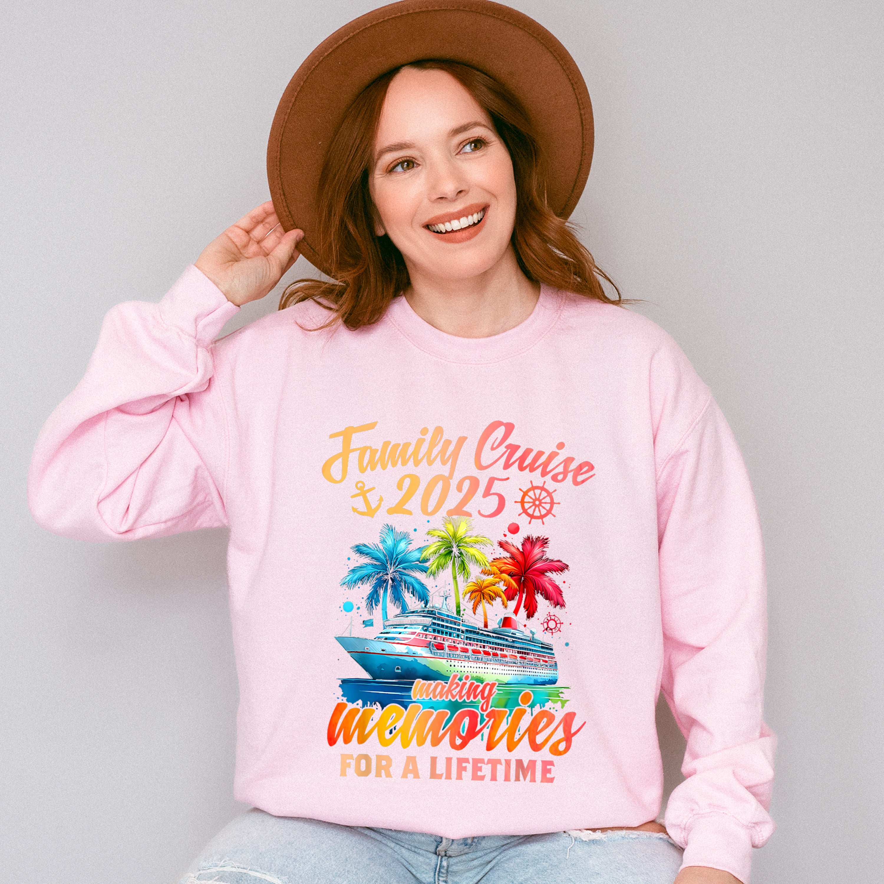 Family Cruise 2025 Making Memories For A Lifetime - Vacation Unisex Crewneck T-Shirt Sweatshirt Hoodie