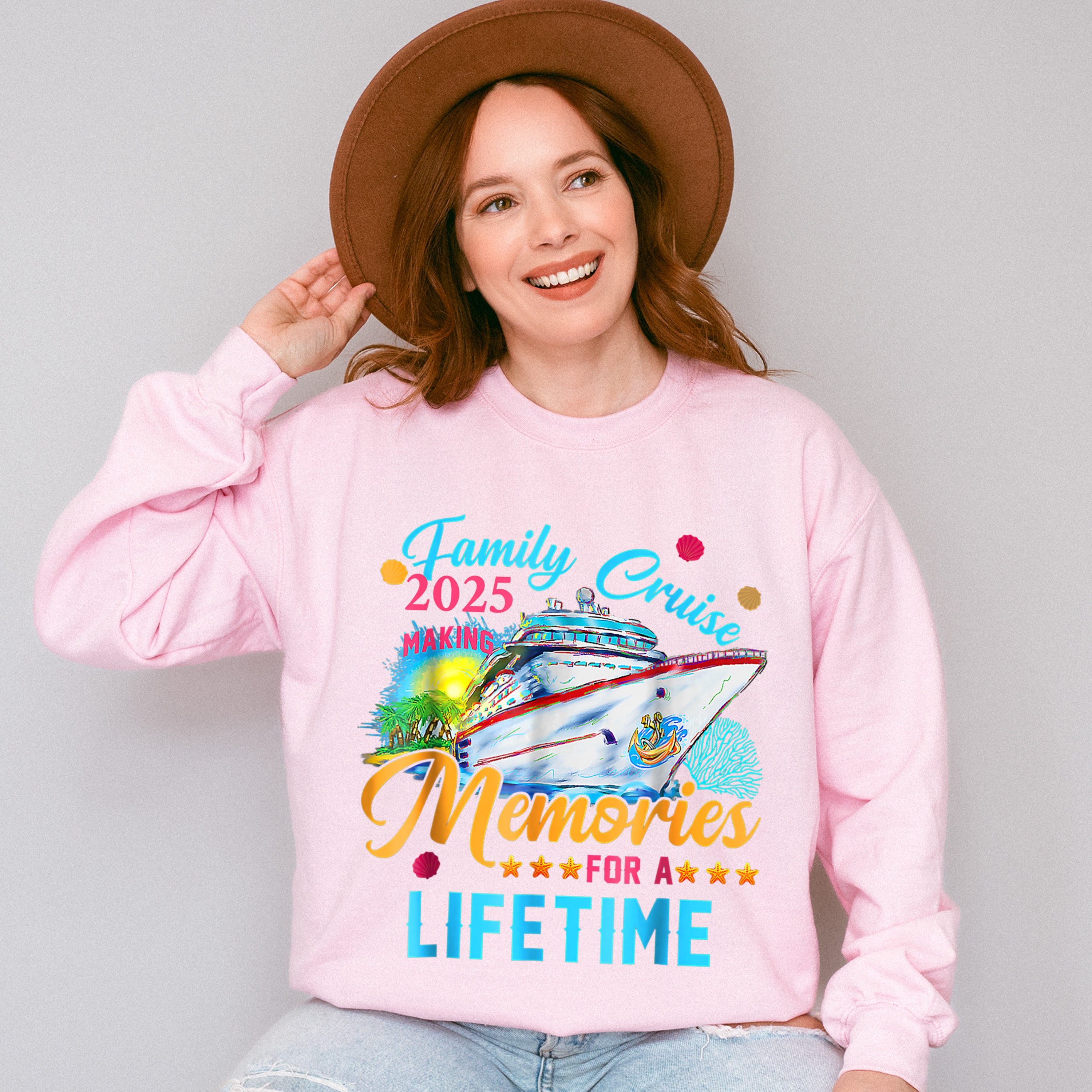 Family Cruise 2025 Making Memories Painted - Vacation Unisex Crewneck T-Shirt Sweatshirt Hoodie