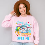 Family Cruise 2025 Making Memories Painted - Vacation Unisex Crewneck T-Shirt Sweatshirt Hoodie