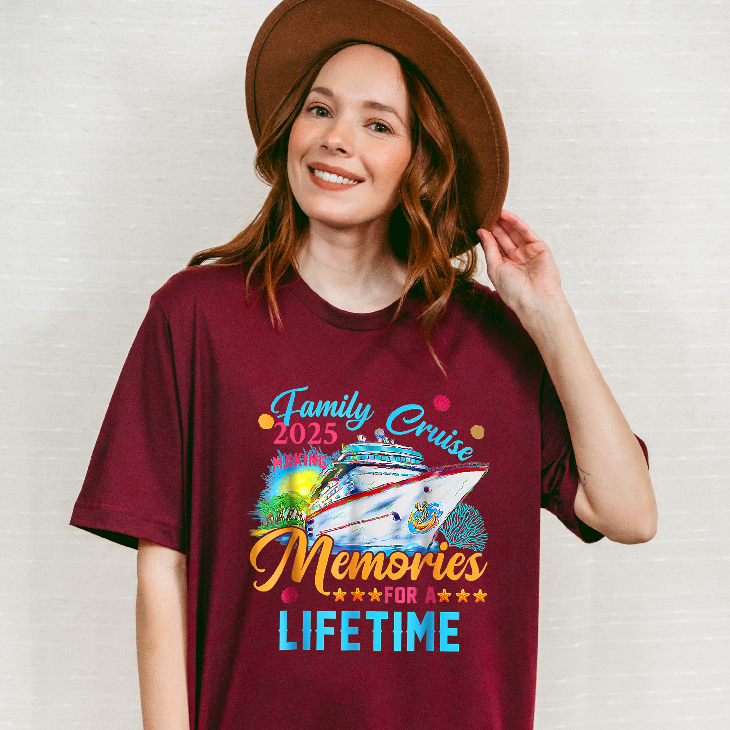 Family Cruise 2025 Making Memories Painted - Vacation Unisex Crewneck T-Shirt Sweatshirt Hoodie