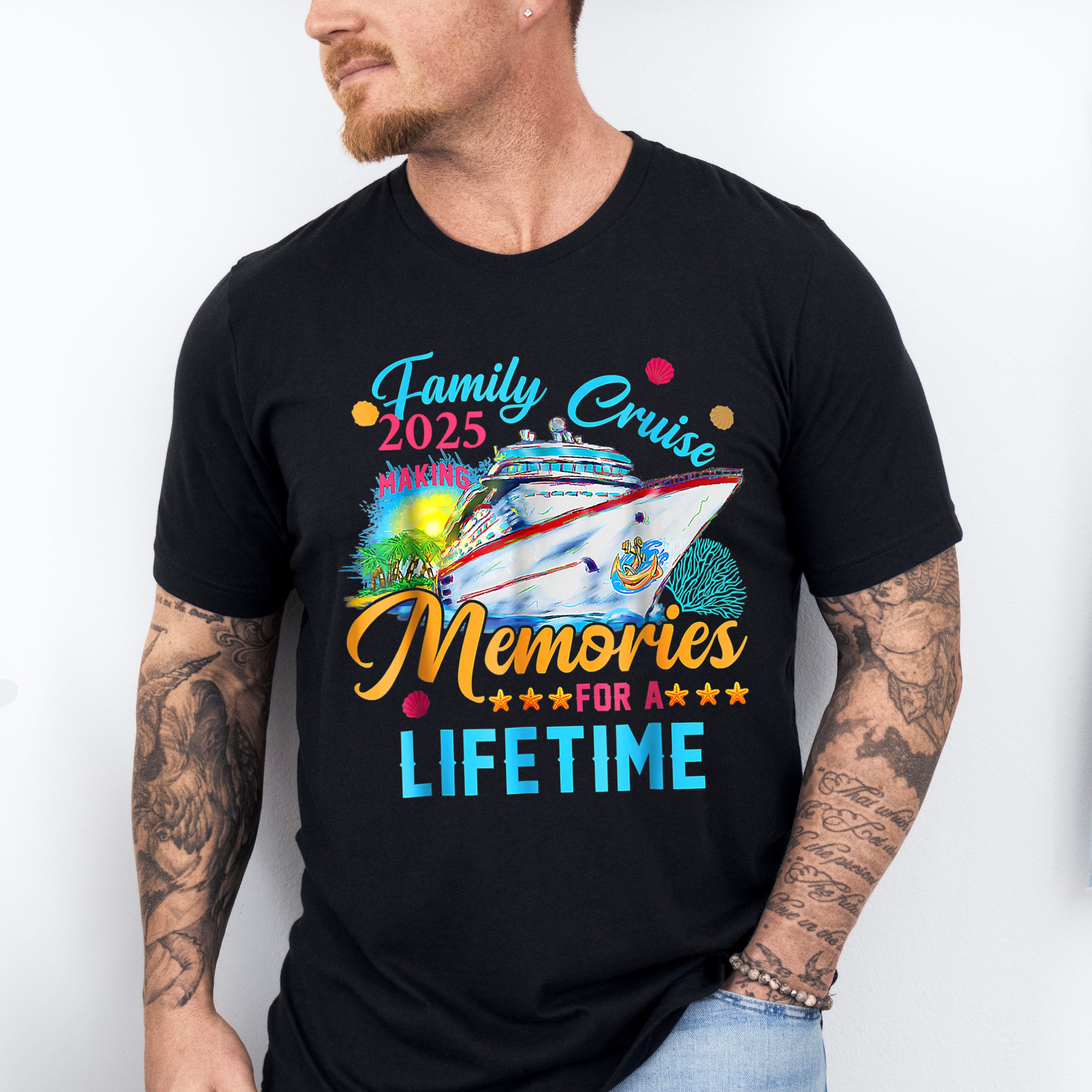 Family Cruise 2025 Making Memories Painted - Vacation Unisex Crewneck T-Shirt Sweatshirt Hoodie