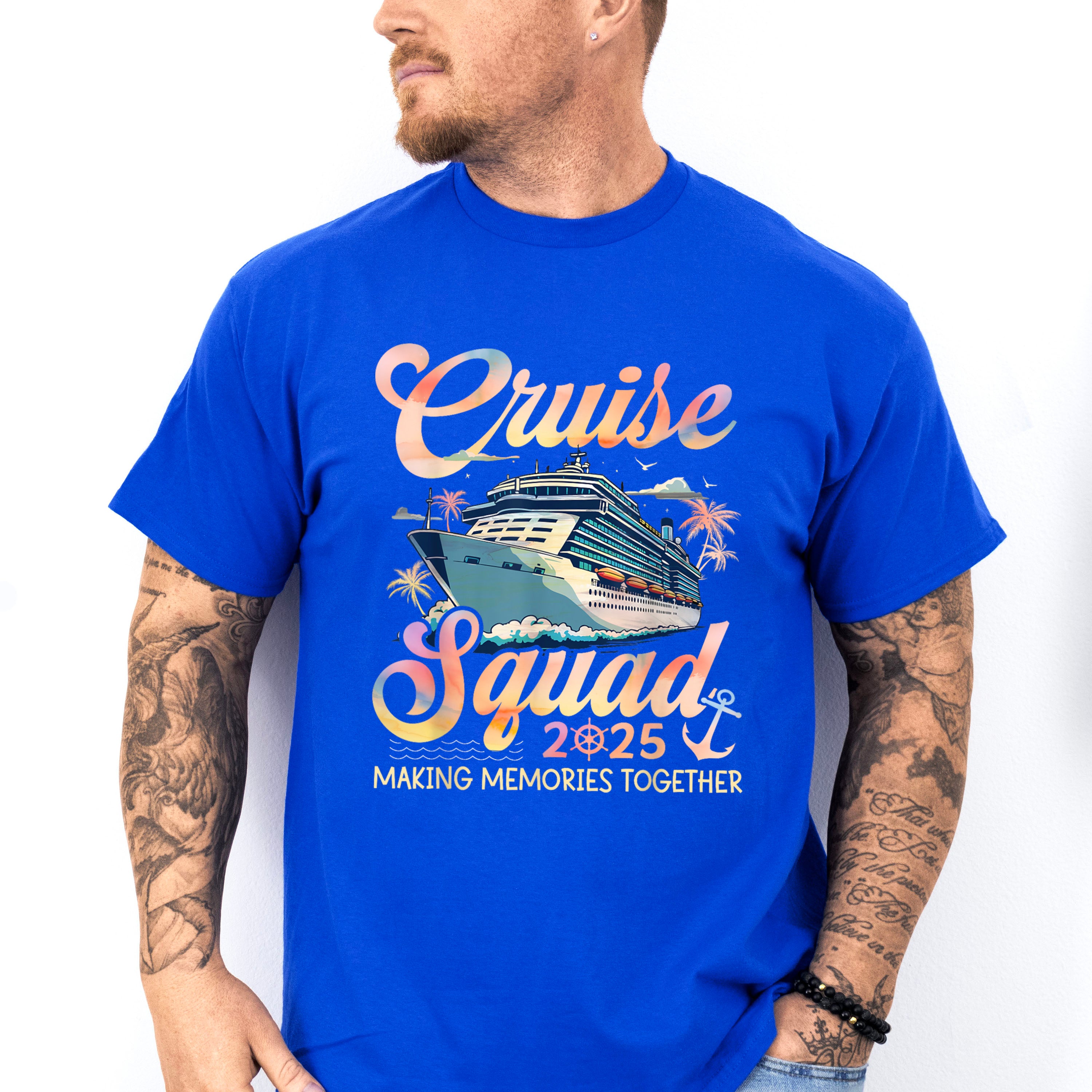 Cruise Squad 2025 Making Memories Cursive Text - Vacation Unisex Crewneck T-Shirt Sweatshirt Hoodie
