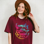 Family Cruise 2025 Gradient Design - Vacation Unisex Crewneck T-Shirt Sweatshirt Hoodie