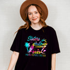 Family Cruise 2025 Making Memories, Colorful Design - Vacation Unisex Crewneck T-Shirt Sweatshirt Hoodie