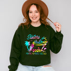 Family Cruise 2025 Making Memories, Colorful Design - Vacation Unisex Crewneck T-Shirt Sweatshirt Hoodie