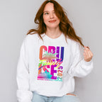 Cruise Family 2025 Palm Tree Gradient - Vacation Unisex Crewneck T-Shirt Sweatshirt Hoodie