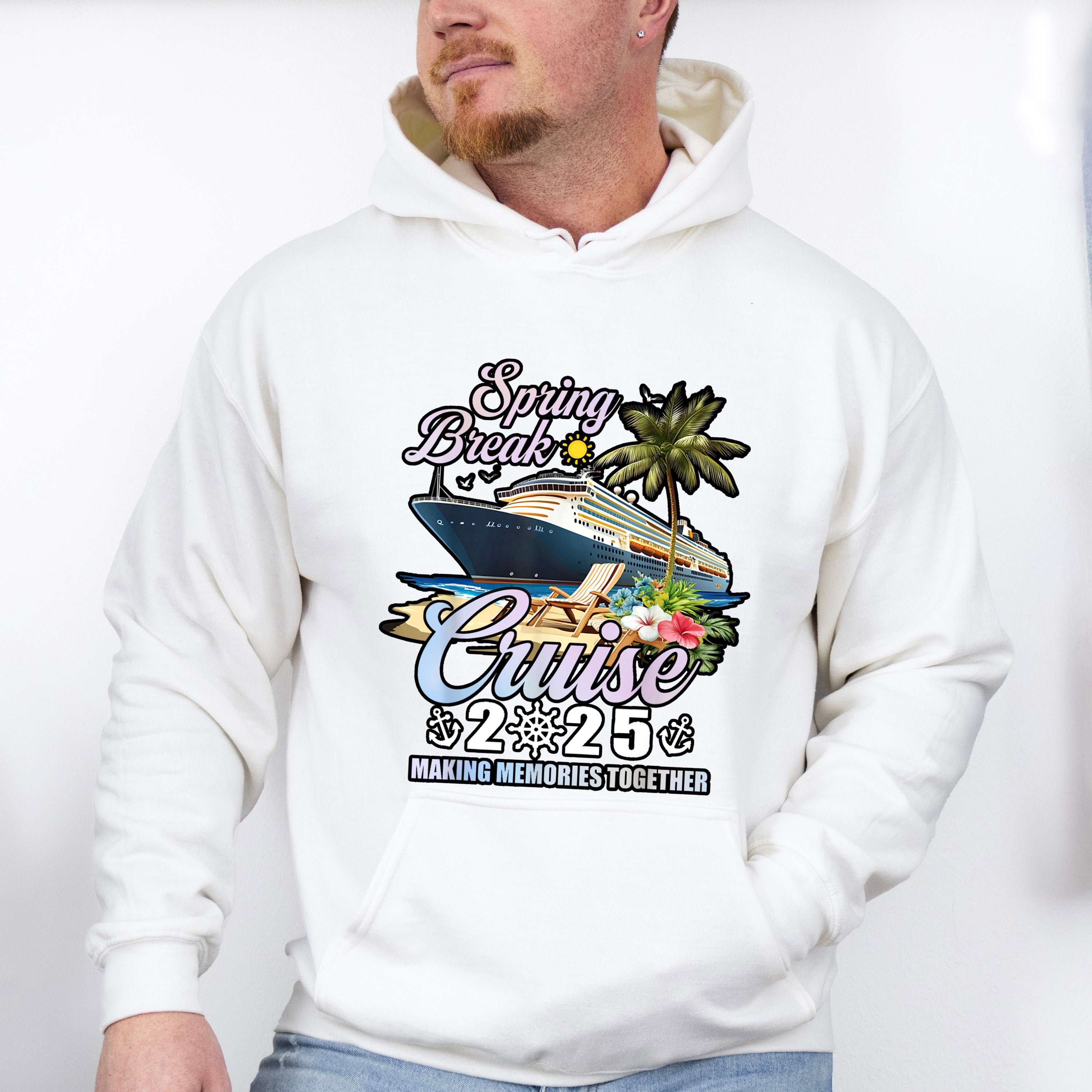 Spring Break Cruise 2025 - Vacation Unisex Crewneck T-Shirt Sweatshirt Hoodie