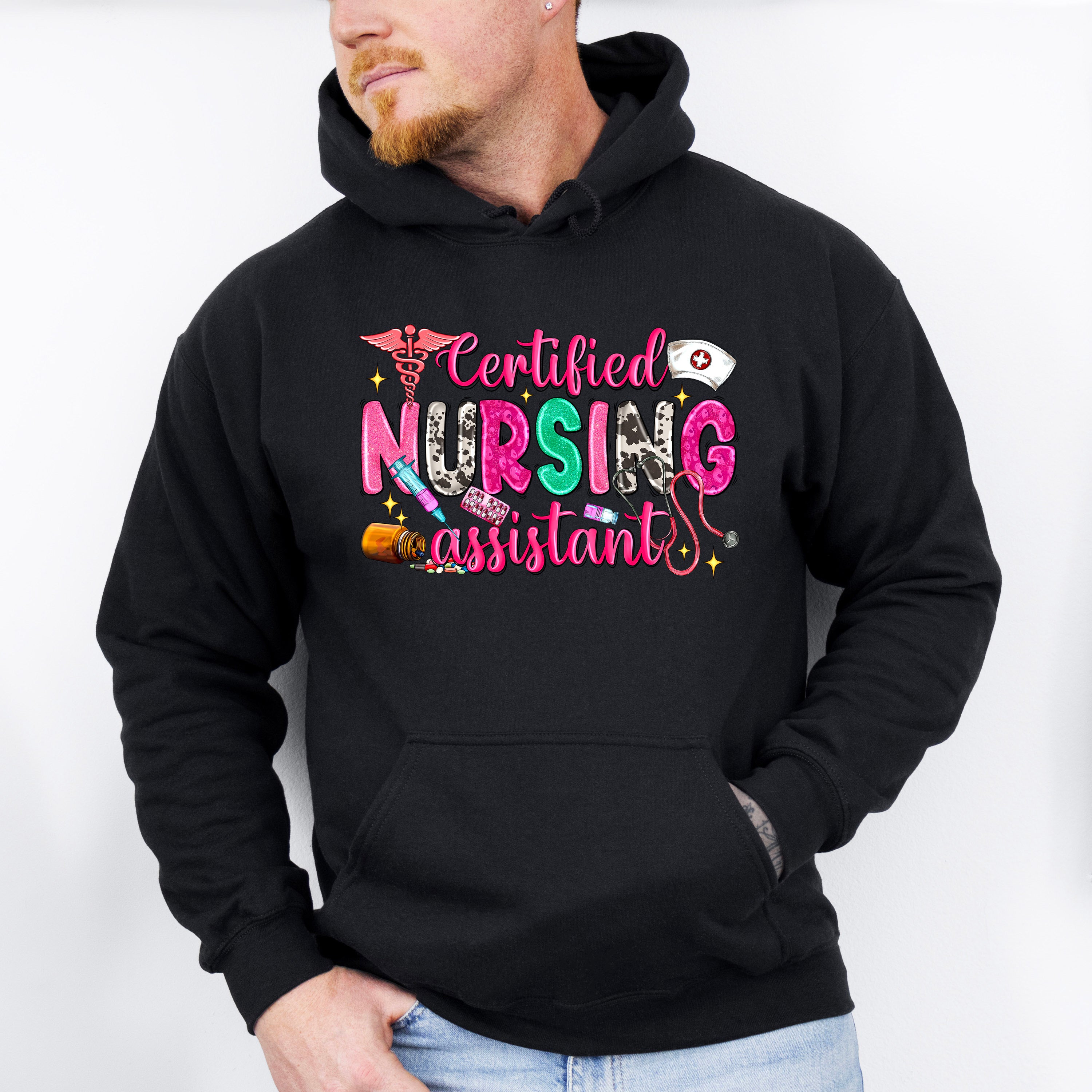 Certified Nursing Assistant - CNA Unisex Crewneck T-Shirt Sweatshirt Hoodie