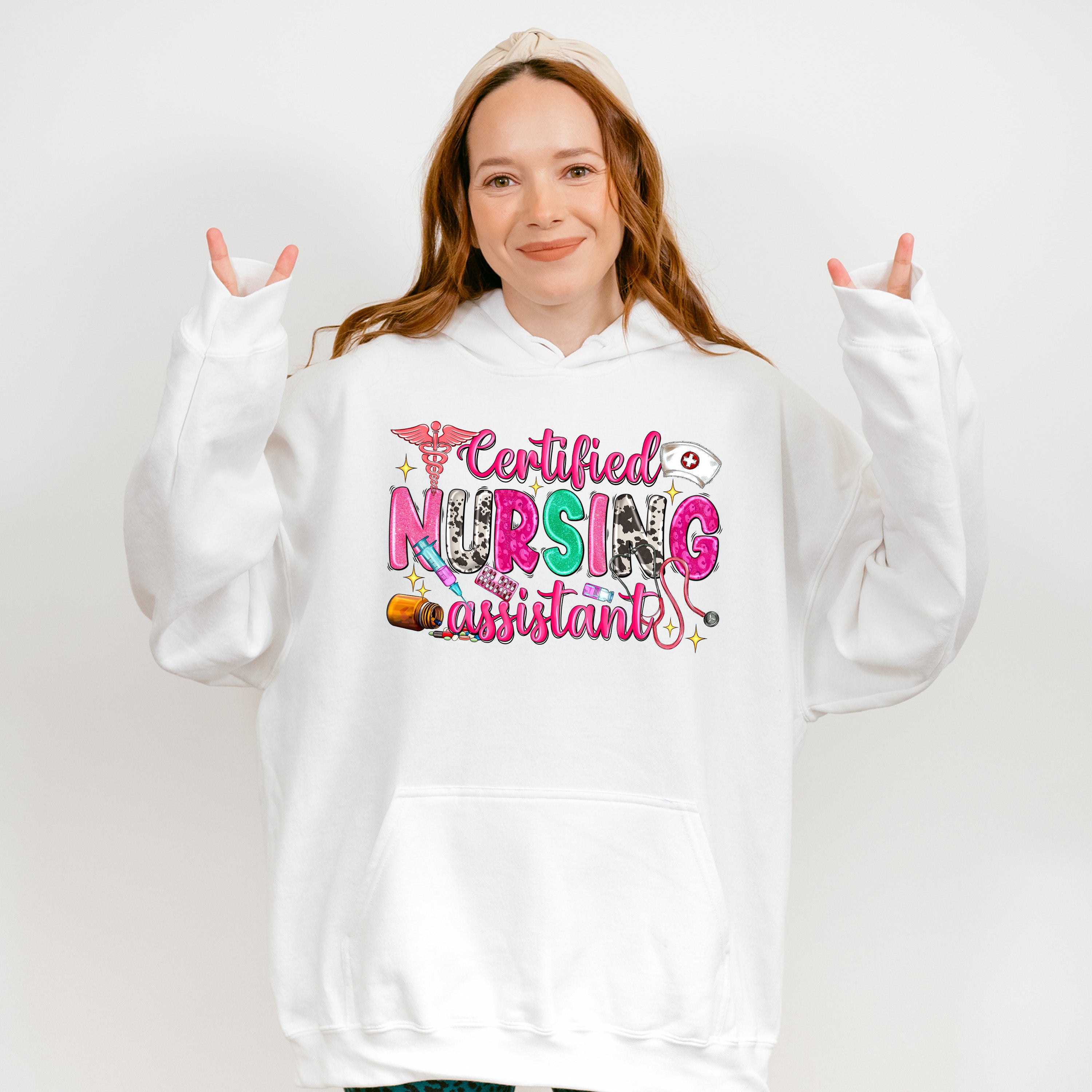 Certified Nursing Assistant - CNA Unisex Crewneck T-Shirt Sweatshirt Hoodie