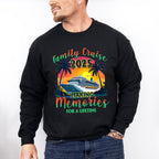 Family Cruise 2025 Making Memories, Sunset Design - Vacation Unisex Crewneck T-Shirt Sweatshirt Hoodie