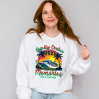 Family Cruise 2025 Making Memories, Sunset Design - Vacation Unisex Crewneck T-Shirt Sweatshirt Hoodie