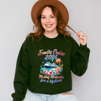 Family Cruise 2025 Making Memories Flowers Colorful Design - Vacation Unisex Crewneck T-Shirt Sweatshirt Hoodie