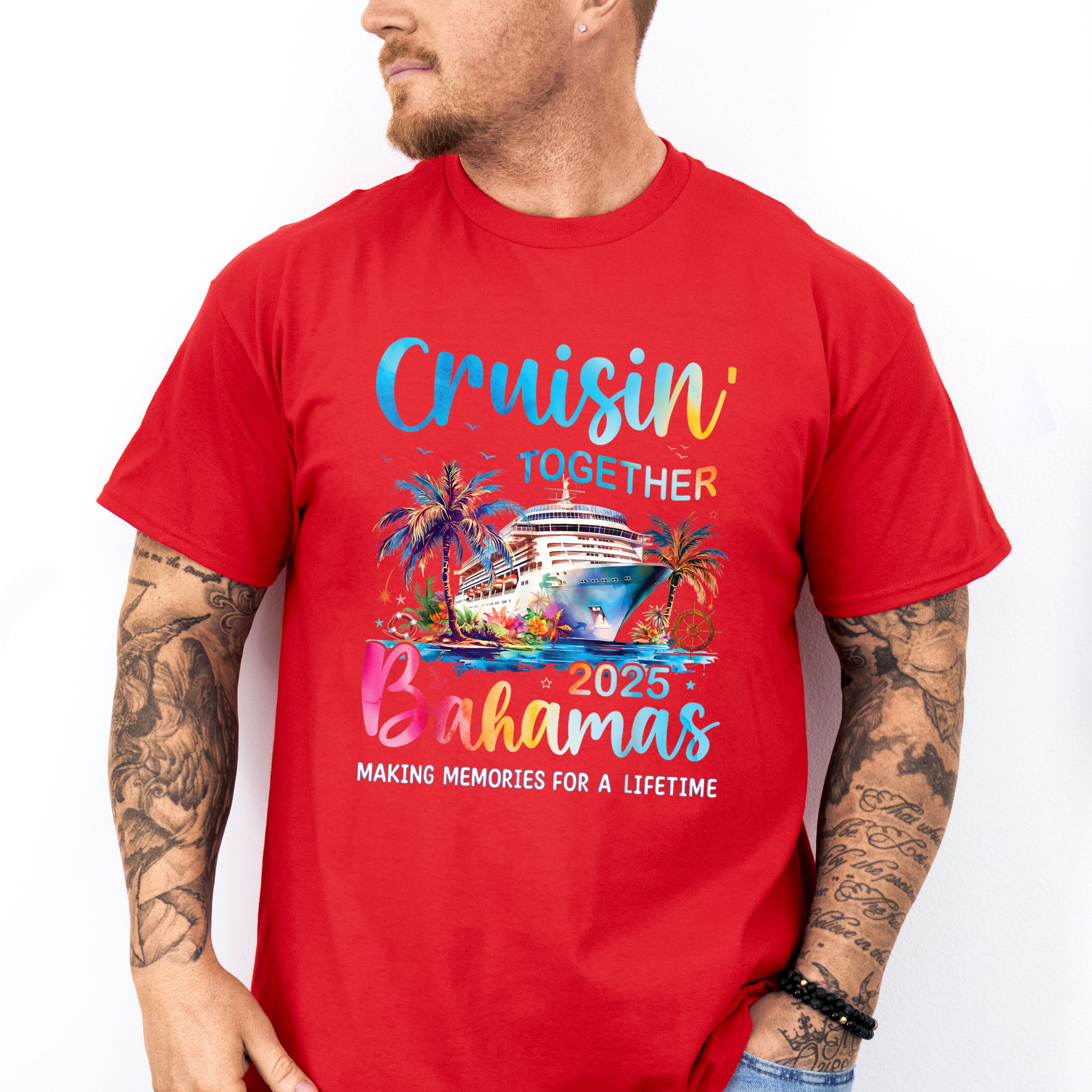 Cruisin' Together 2025 Bahamas - Vacation Unisex Crewneck T-Shirt Sweatshirt Hoodie