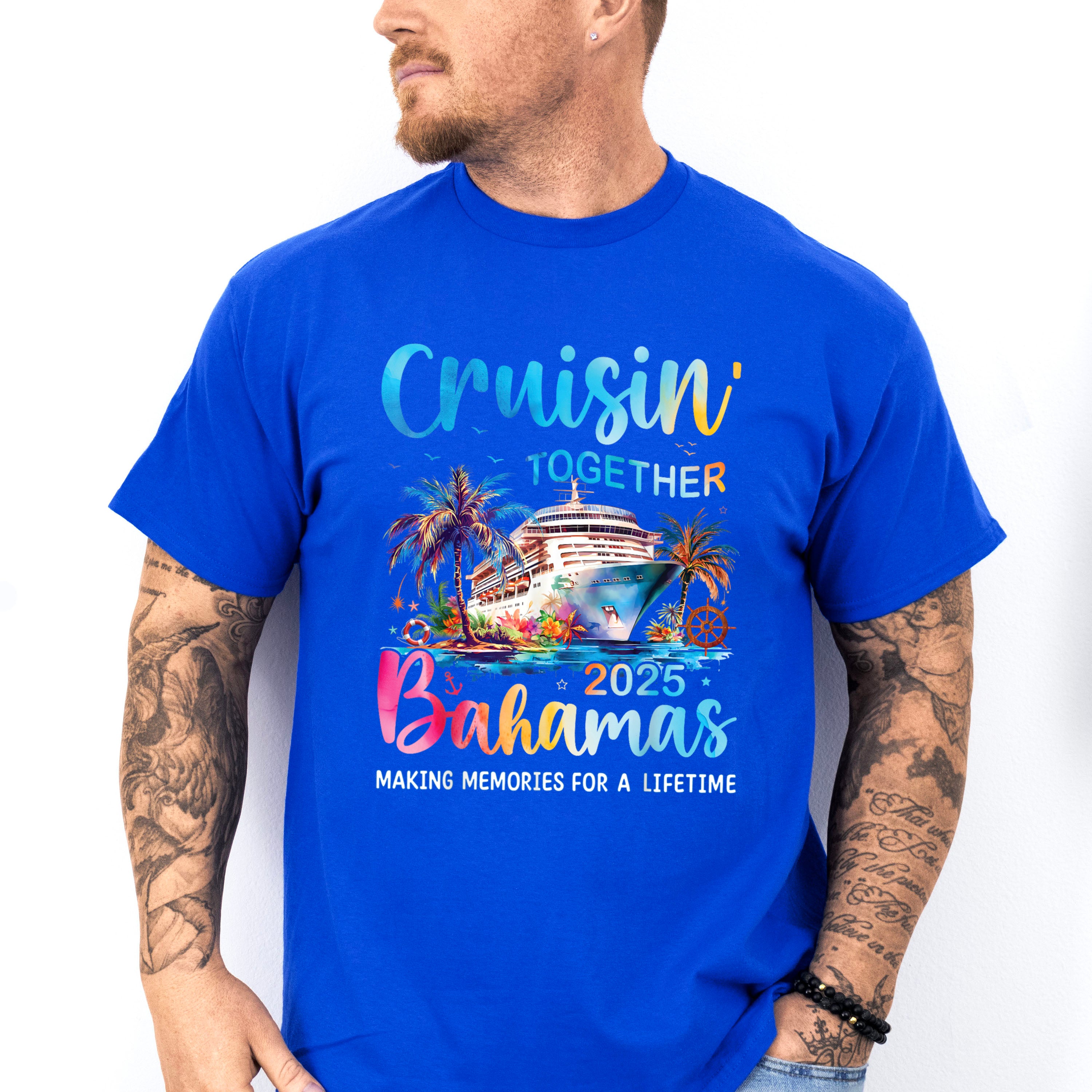 Cruisin' Together 2025 Bahamas - Vacation Unisex Crewneck T-Shirt Sweatshirt Hoodie