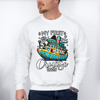 My First Cruise 2025 Blue Ship - Vacation Unisex Crewneck T-Shirt Sweatshirt Hoodie