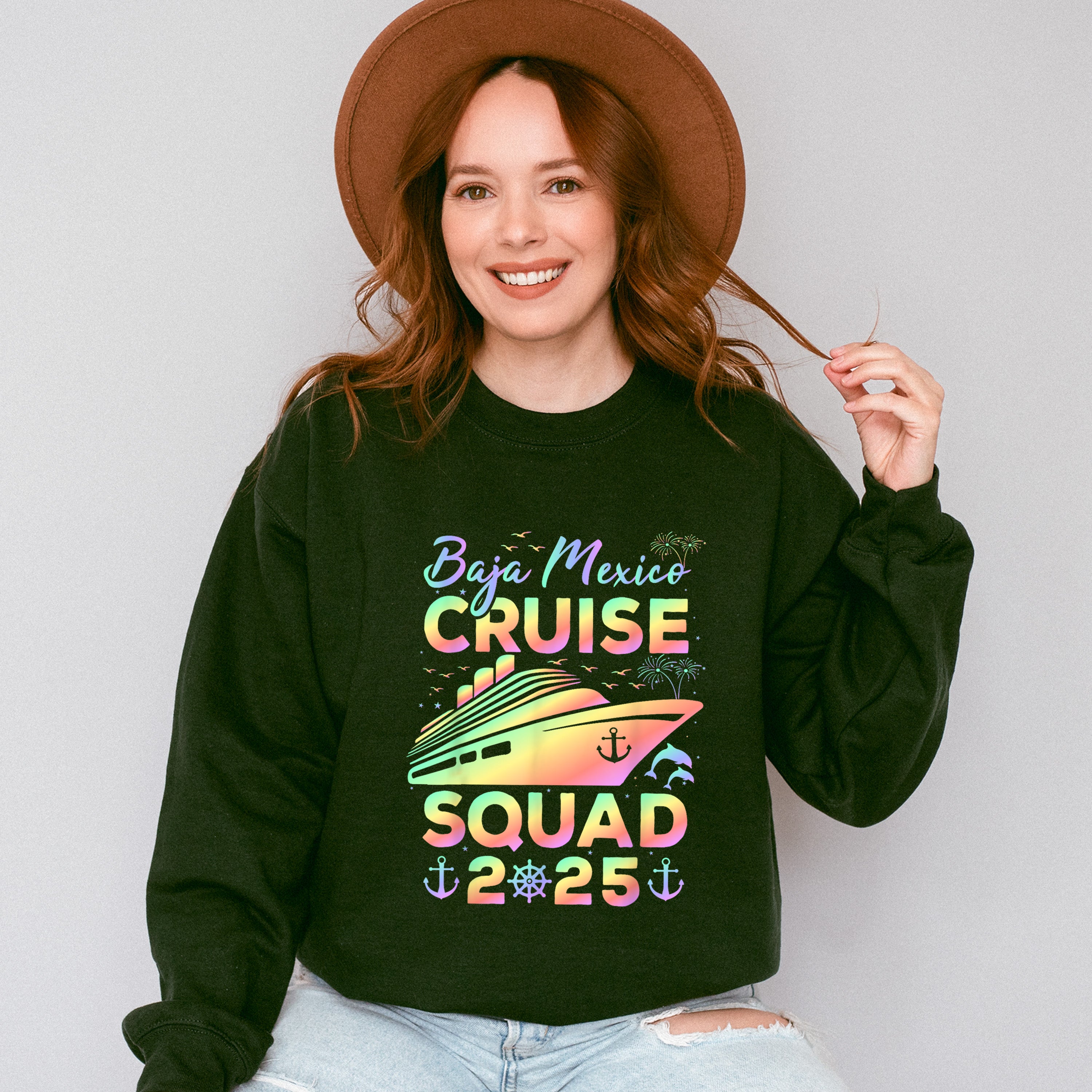 Baja Mexico Cruise Squad 2025 - Vacation Unisex Crewneck T-Shirt Sweatshirt Hoodie