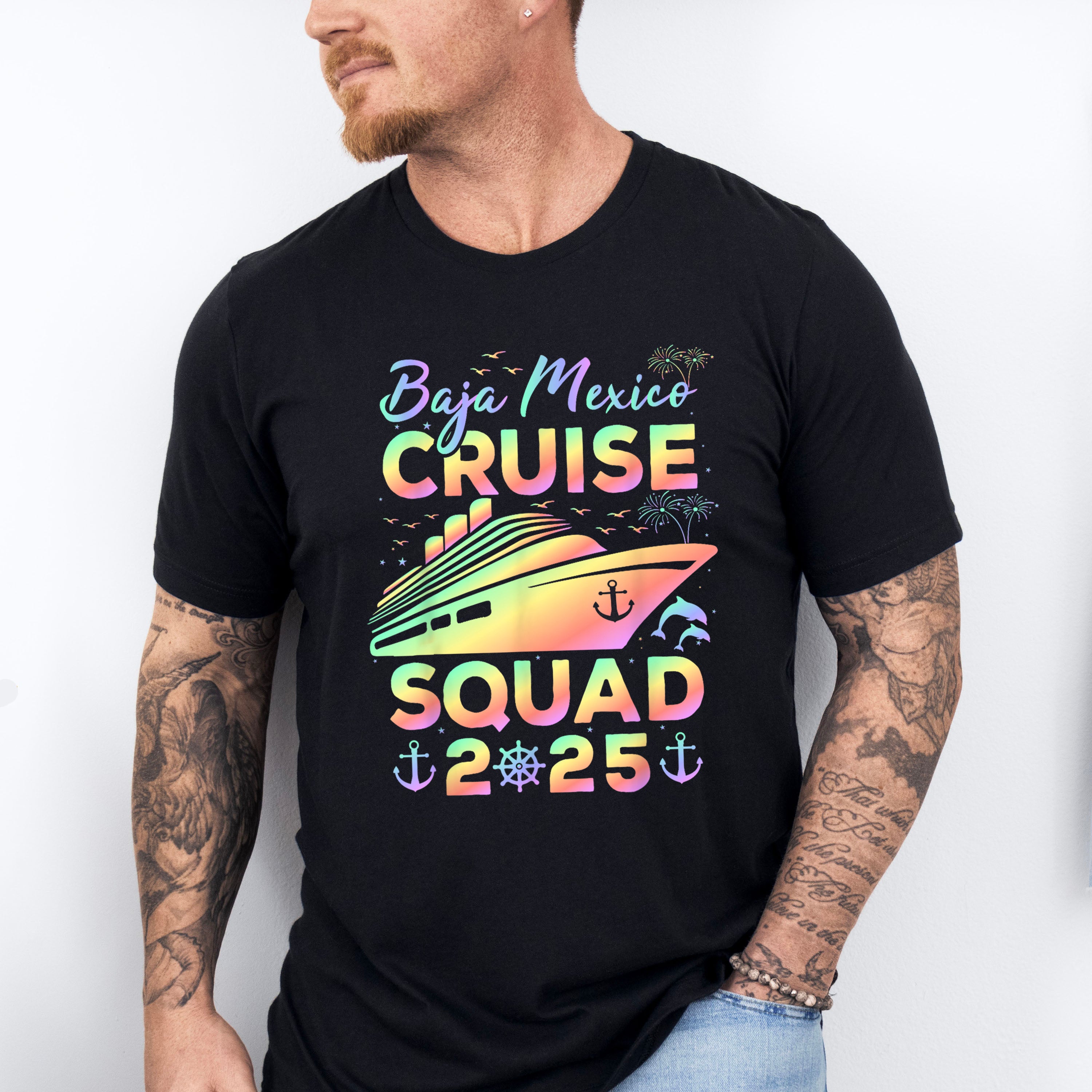 Baja Mexico Cruise Squad 2025 - Vacation Unisex Crewneck T-Shirt Sweatshirt Hoodie
