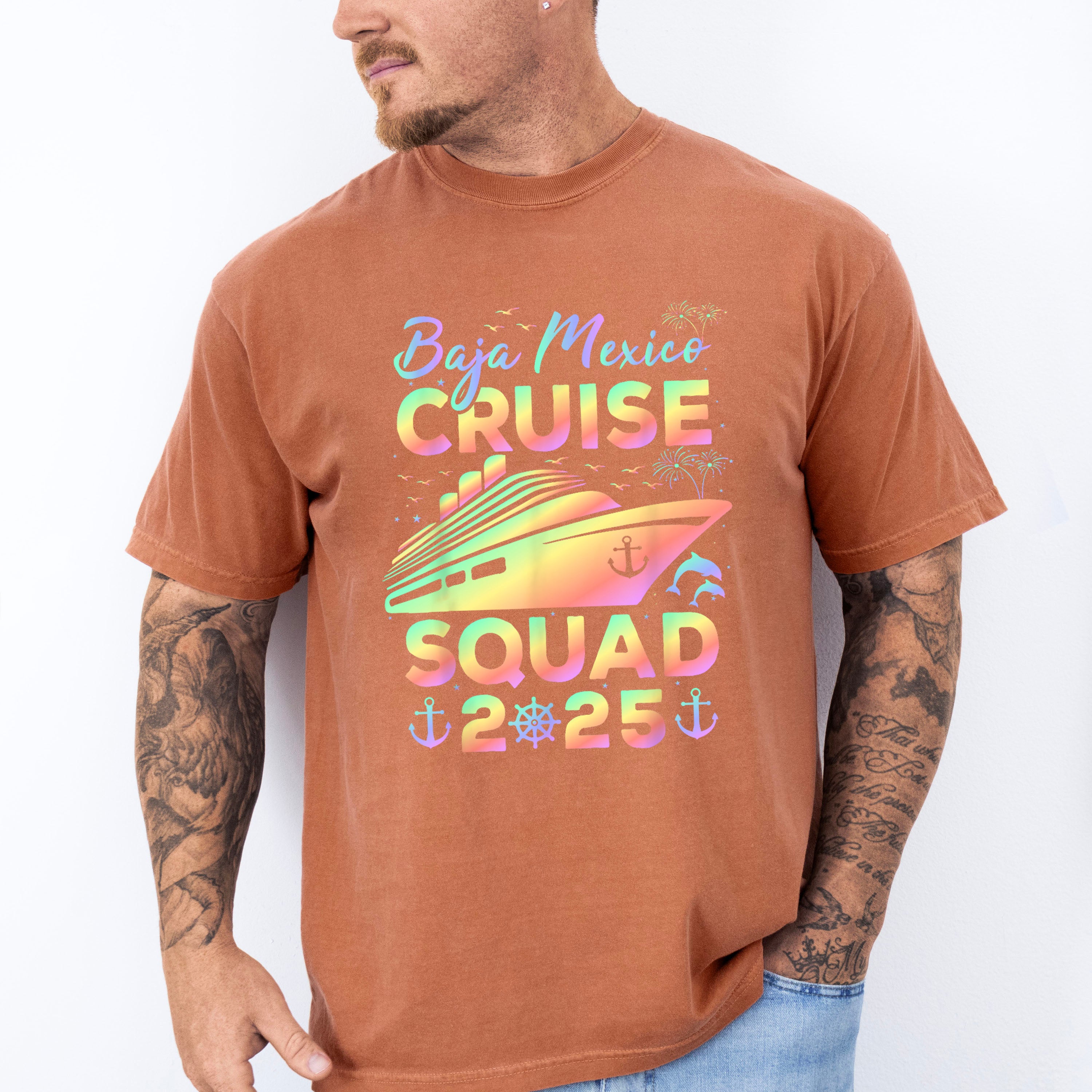 Baja Mexico Cruise Squad 2025 - Vacation Unisex Crewneck T-Shirt Sweatshirt Hoodie