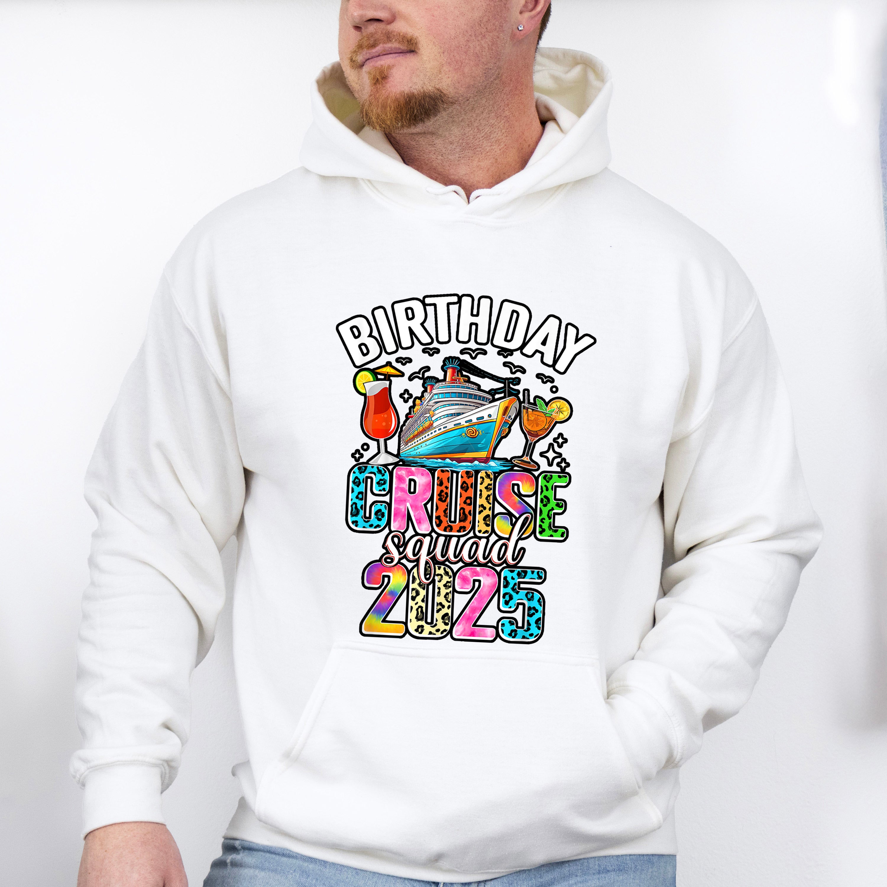 Birthday Cruise Squad 2025 Design - Vacation Unisex Crewneck T-Shirt Sweatshirt Hoodie
