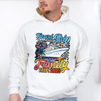 Board The Ship It's A Family Trip 2025 White Ship - Vacation Unisex Crewneck T-Shirt Sweatshirt Hoodie