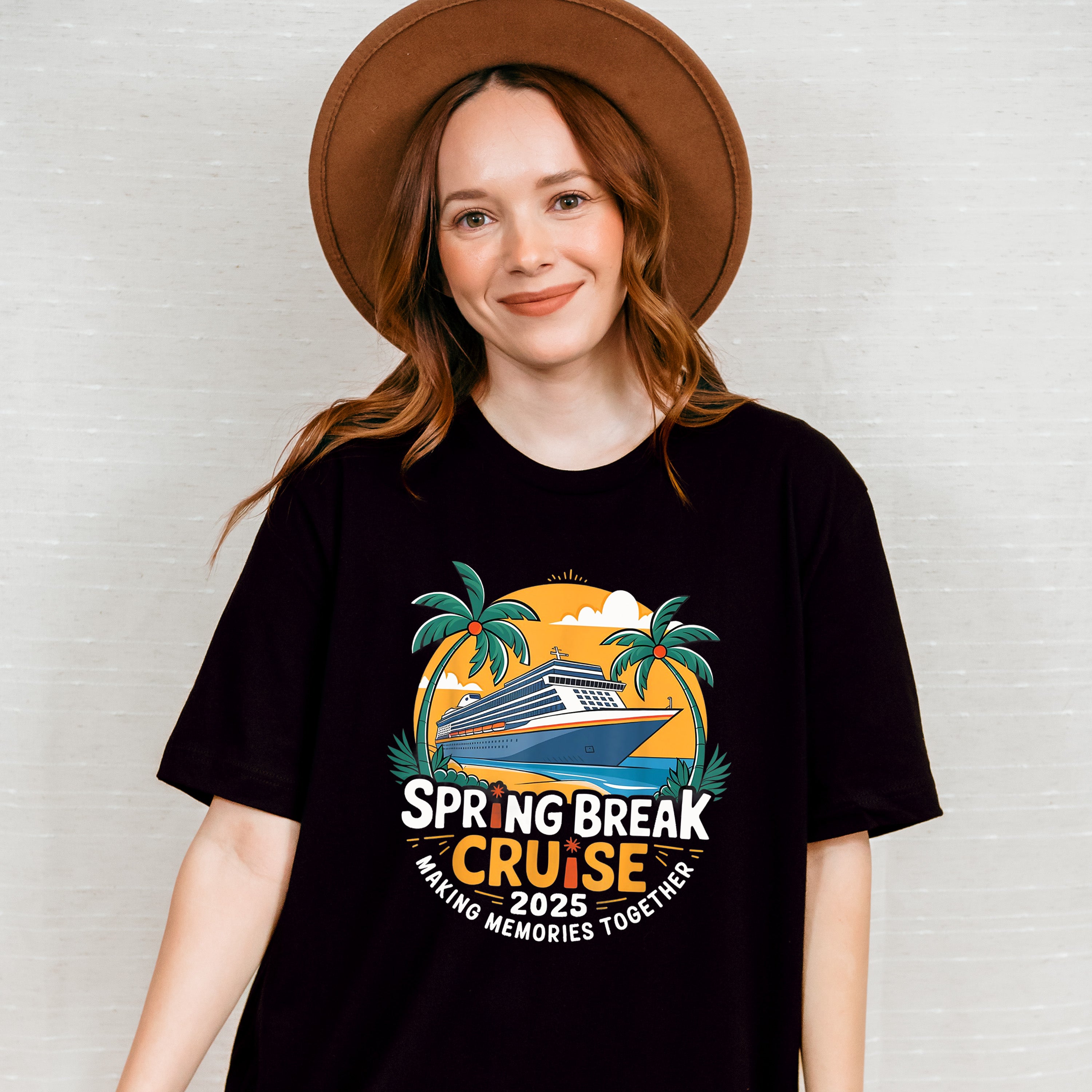 Spring Break Cruise 2025 Making Memories Together - Vacation Unisex Crewneck T-Shirt Sweatshirt Hoodie
