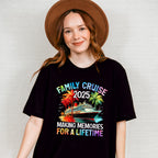 Family Cruise 2025 Red And Green Trees - Vacation Unisex Crewneck T-Shirt Sweatshirt Hoodie