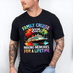 Family Cruise 2025 Red And Green Trees - Vacation Unisex Crewneck T-Shirt Sweatshirt Hoodie