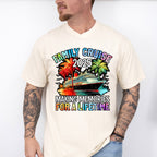Family Cruise 2025 Red And Green Trees - Vacation Unisex Crewneck T-Shirt Sweatshirt Hoodie