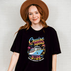 Cruise Squad 2025 Colorful Trees - Vacation Unisex Crewneck T-Shirt Sweatshirt Hoodie