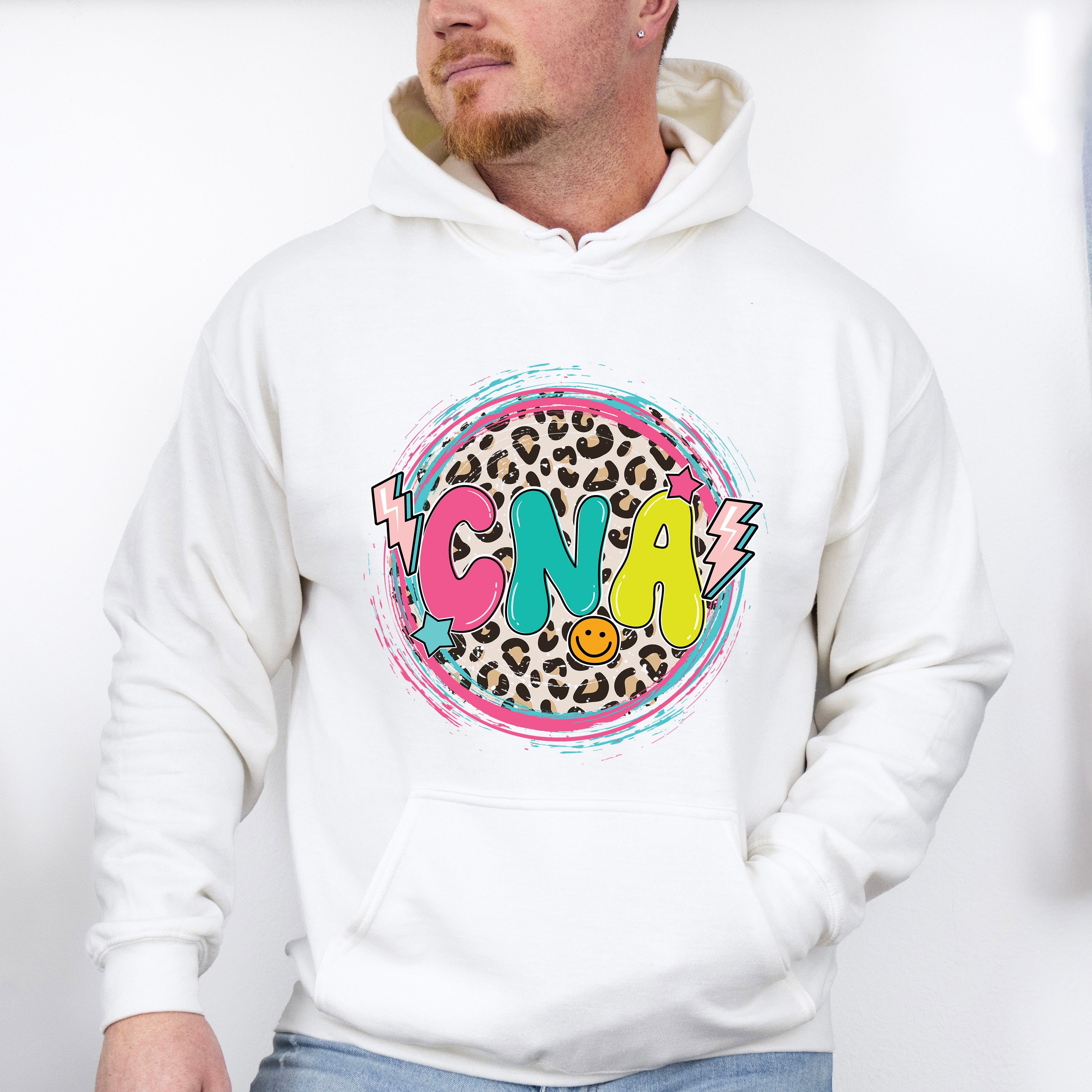 CNA Leopard Lightning Design - CNA Unisex Crewneck T-Shirt Sweatshirt Hoodie